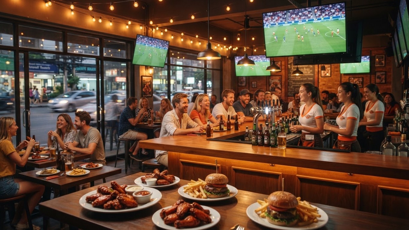 Hooters Nana sports bar Sukhumvit Soi 4