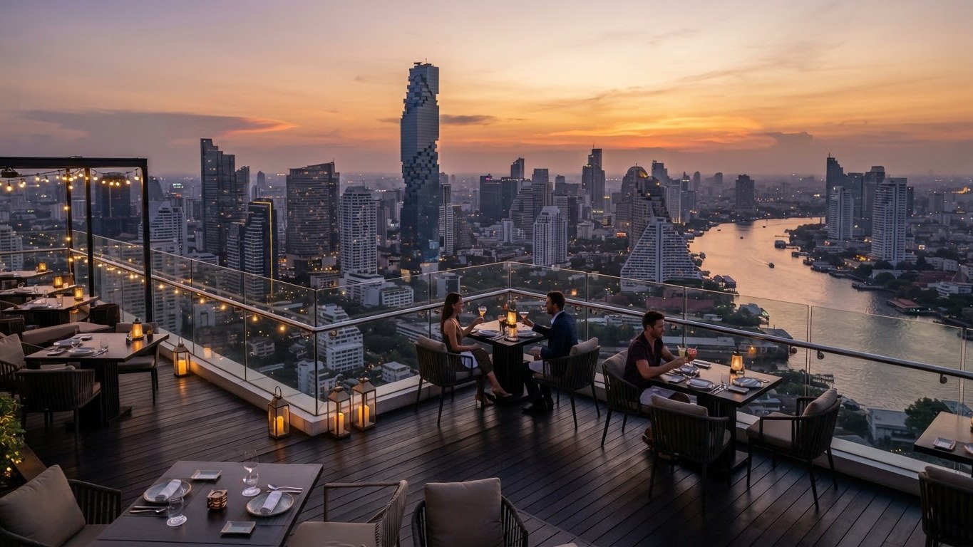 Nobu Bangkok rooftop restaurant Sathorn