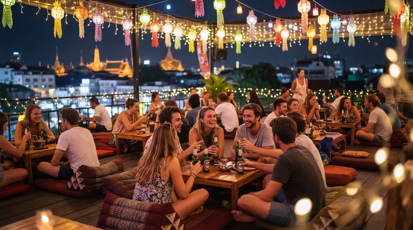 Sanay Rooftop Bar Khaosan Bangkok rooftop bar