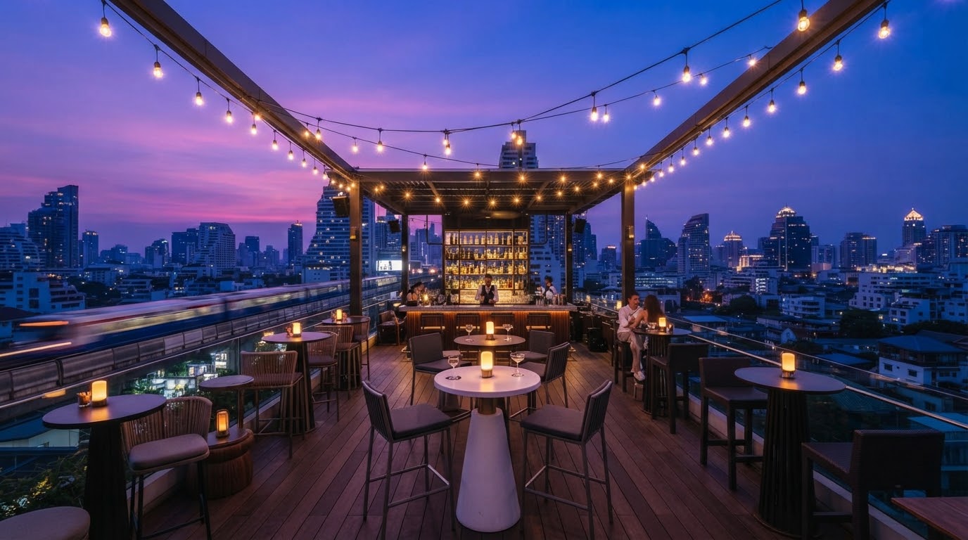 YABAR Secret Bar & Rooftop Bangkok rooftop bar