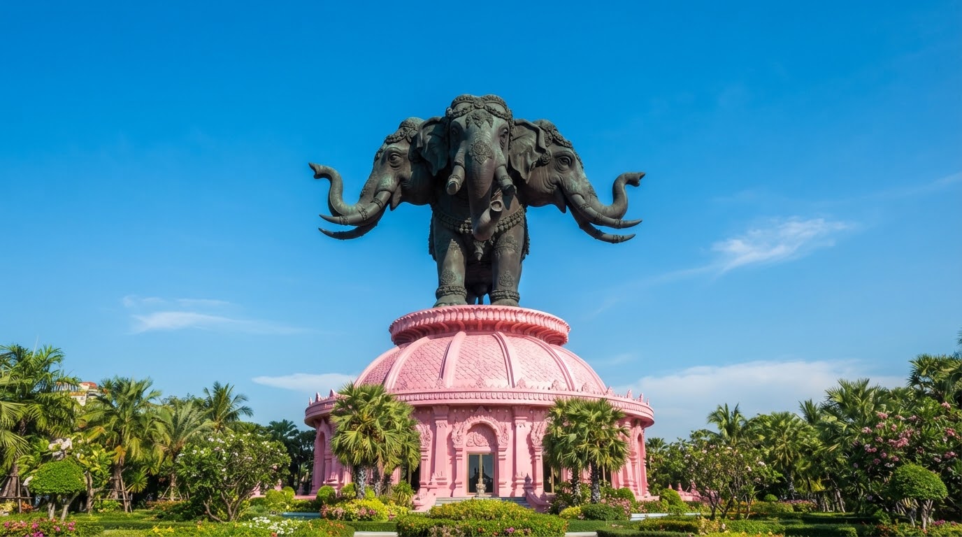 The Erawan Museum three-headed elephant