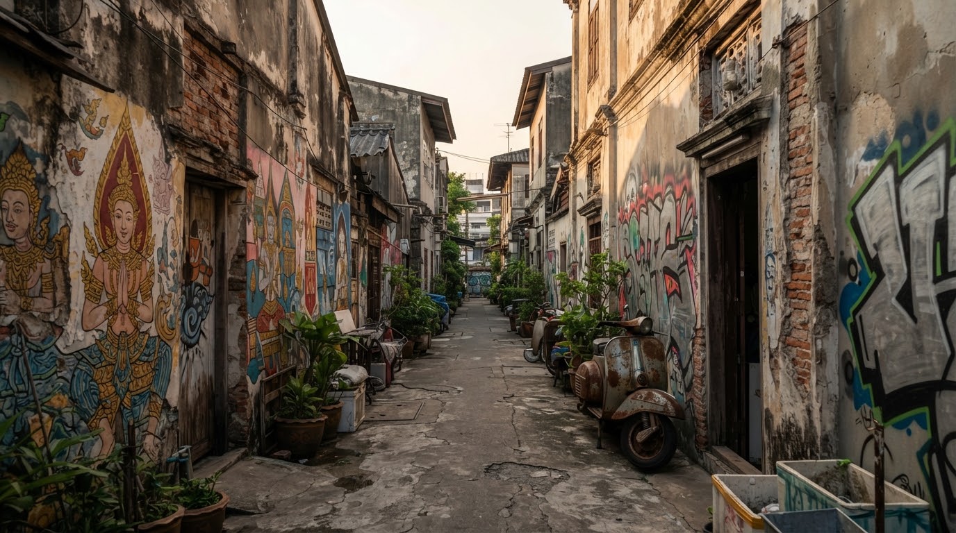 Talad Noi Bangkok street art