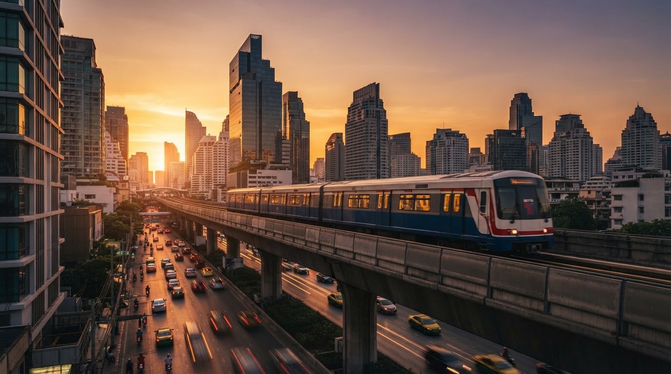 Getting around Bangkok alone by BTS Skytrain