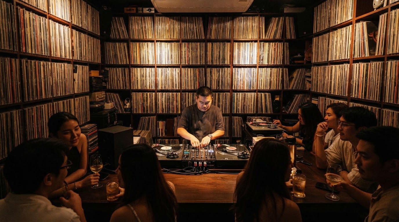 Studio Lam vinyl bar Thonglor