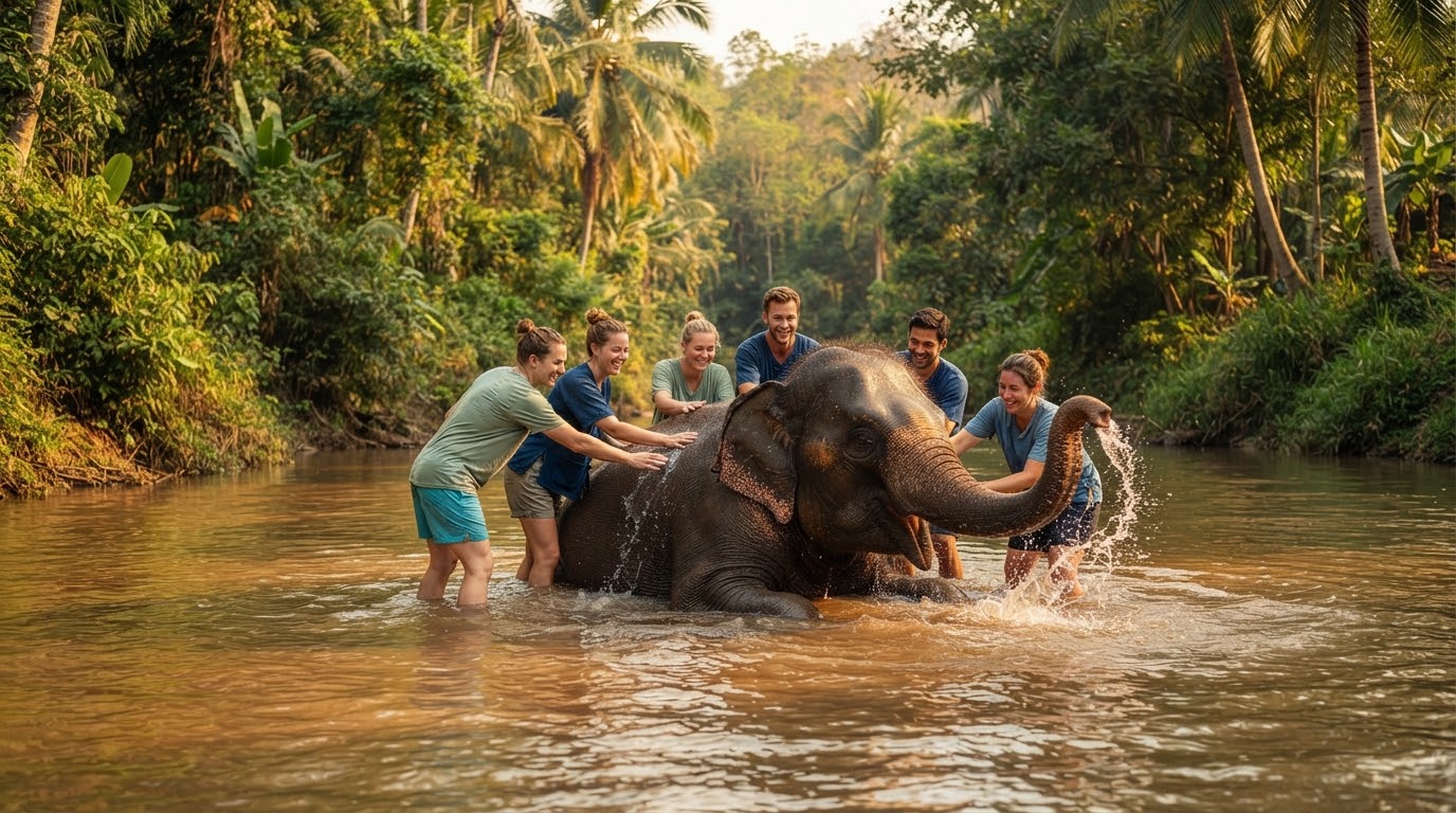 Elephant sanctuary Thailand ethical
