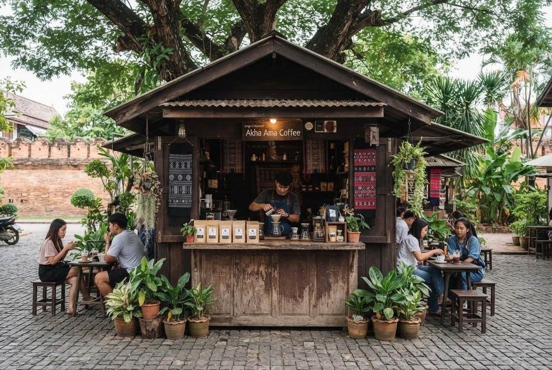 Akha Ama Coffee (original branch) Chiang Mai