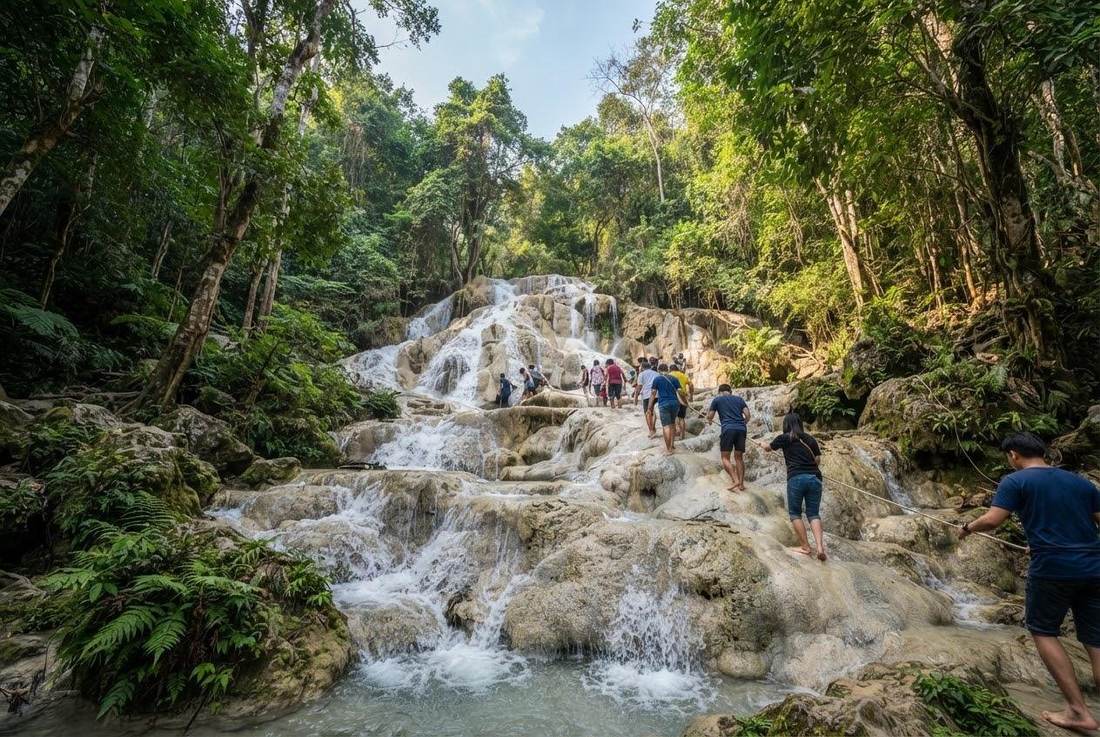 Bua Tong Sticky Waterfalls Chiang Mai