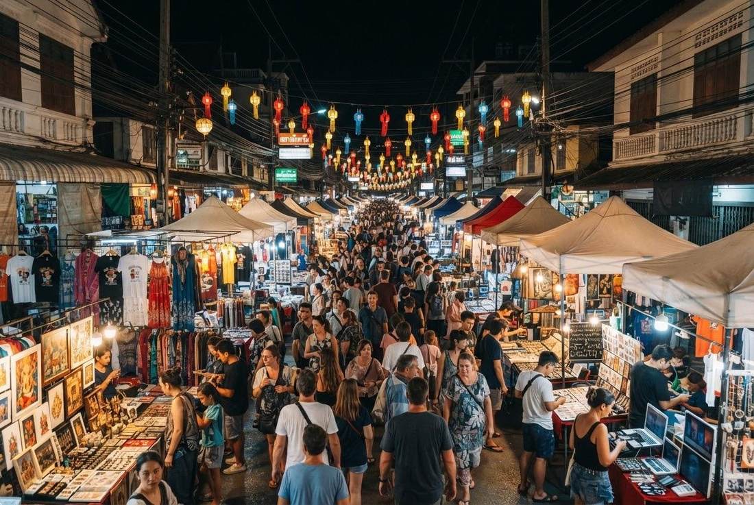 Chiang Mai Night Bazaar Chiang Mai
