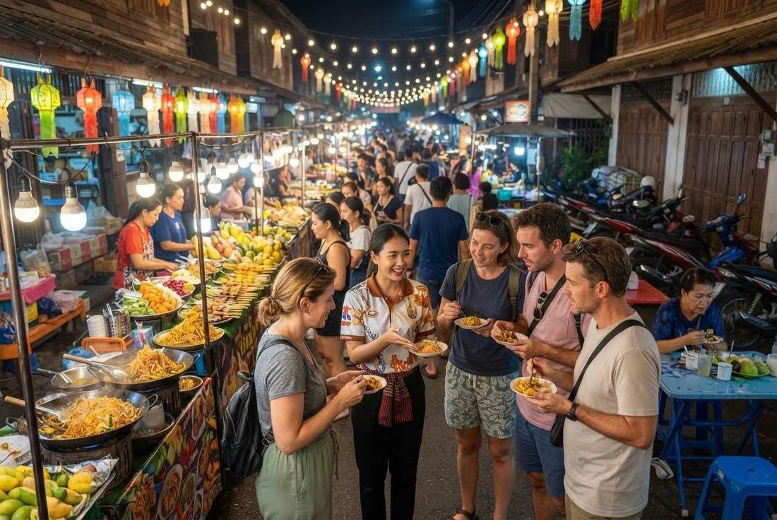Chiang Mai Street Food Evening Tour Chiang Mai