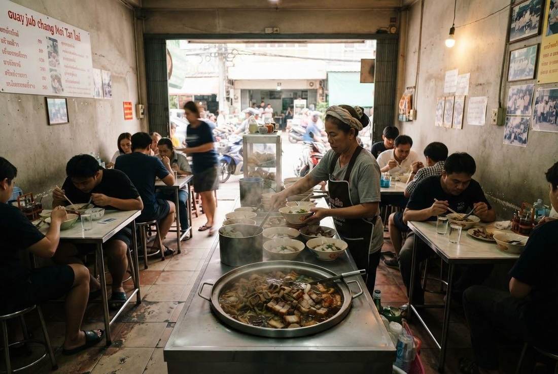 Guay Jub Chang Moi Tat Mai Chiang Mai