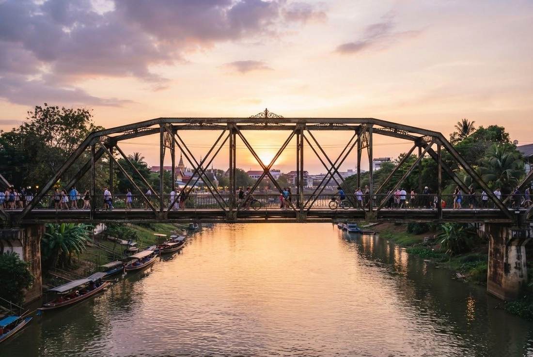 Iron Bridge (Khua Lek) Chiang Mai