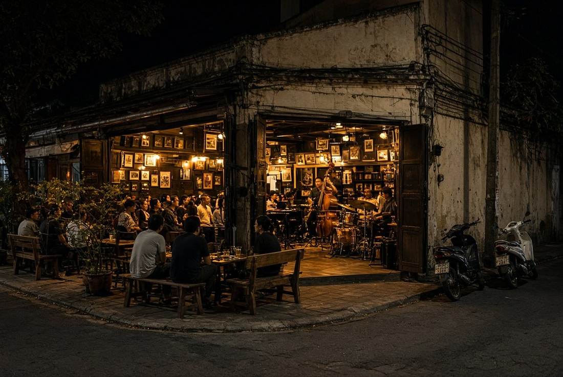 Live music bar in Chiang Mai for a solo night out