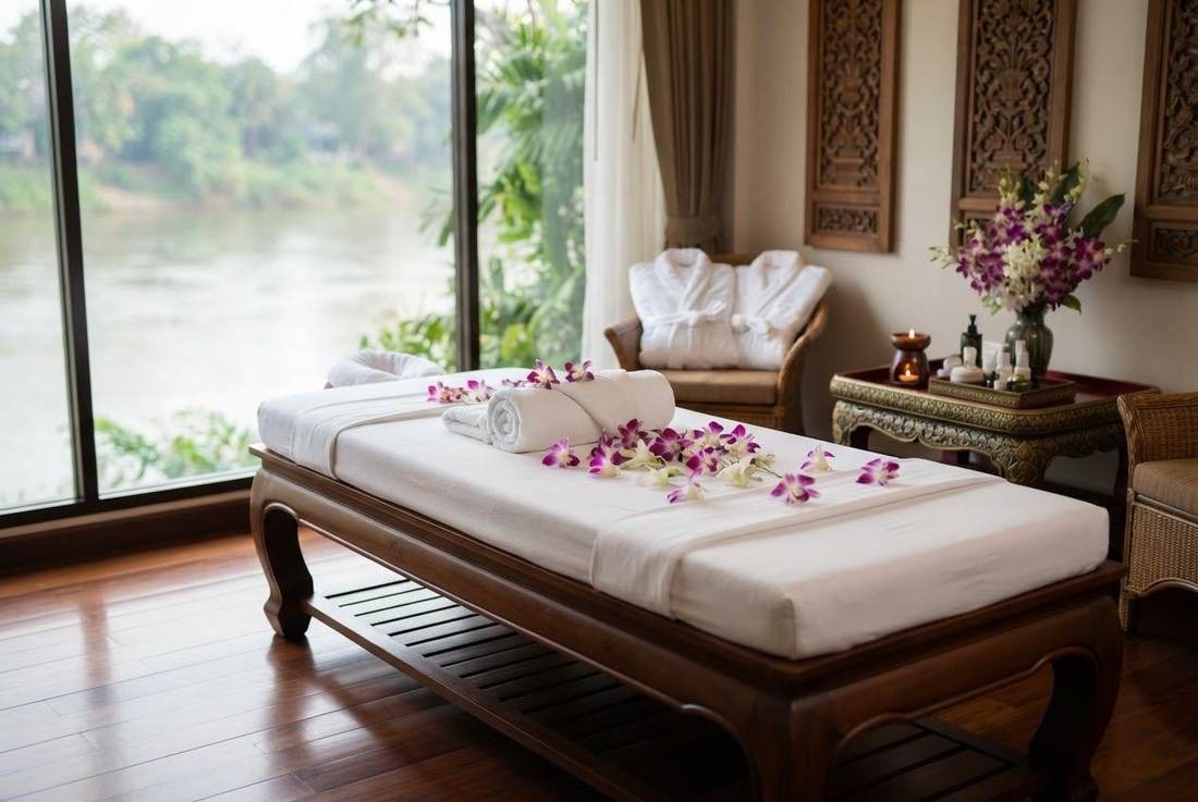 Riverside hotel spas Chiang Mai