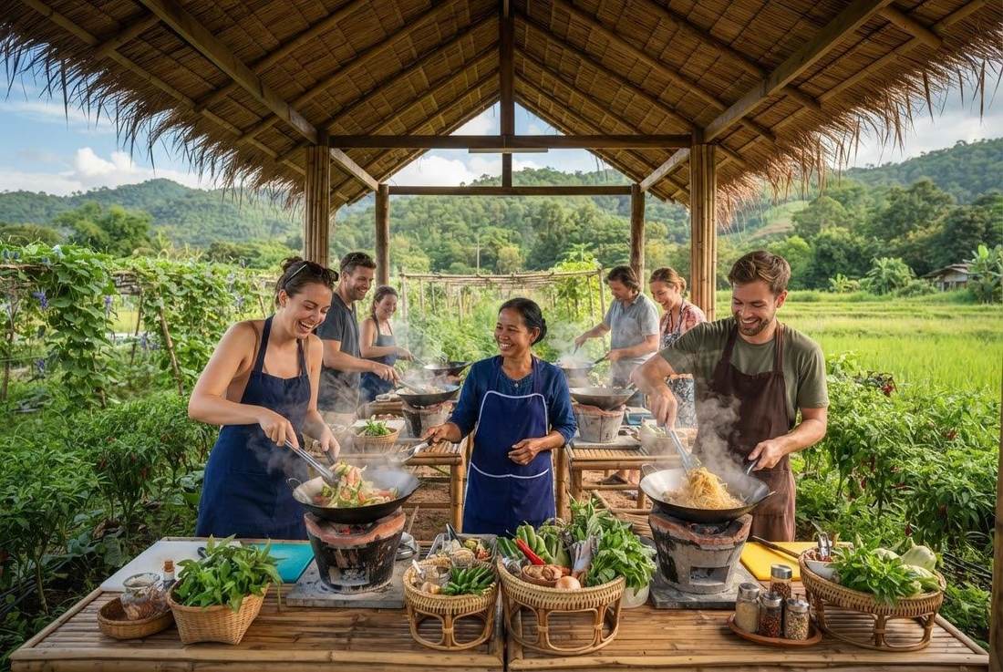 Thai Farm Cooking Class Chiang Mai