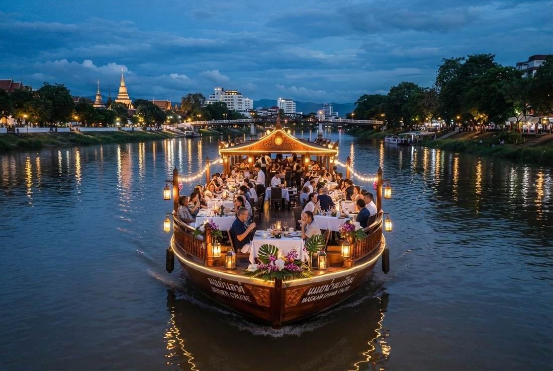 The Riverside Dinner Cruise Chiang Mai