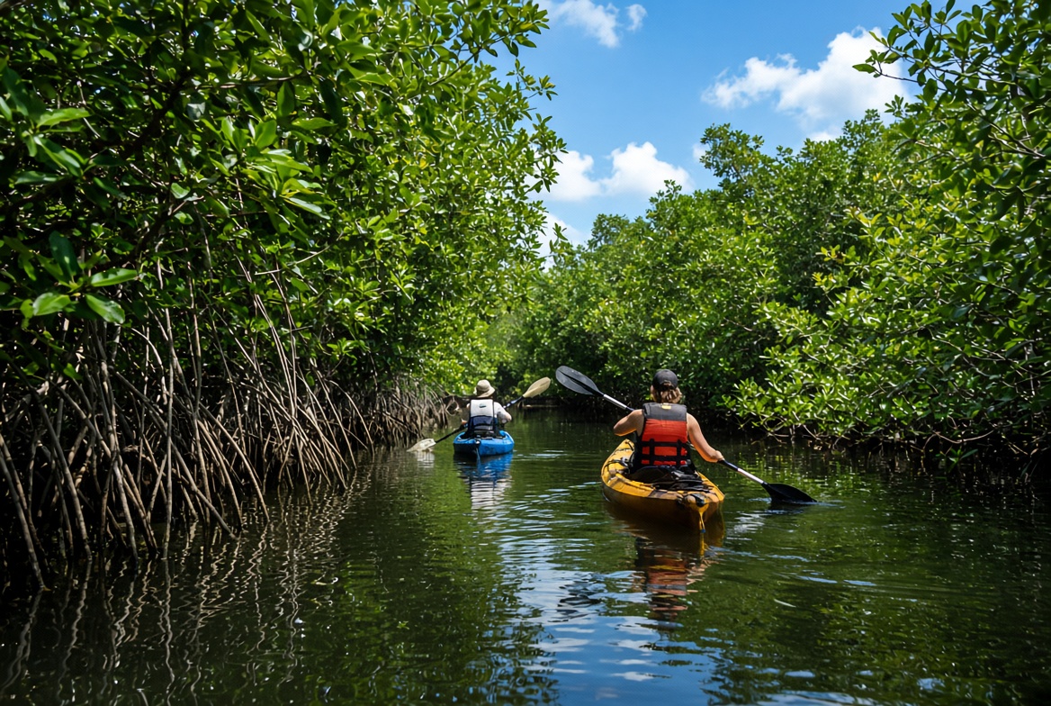 Kayaking in the Mangroves Pranburi Hua Hin