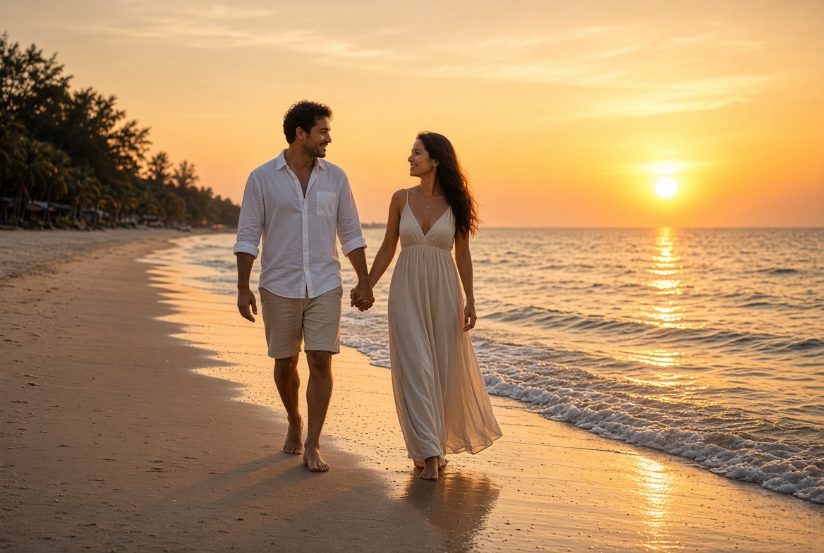 Khao Takiap at sunset Hua Hin