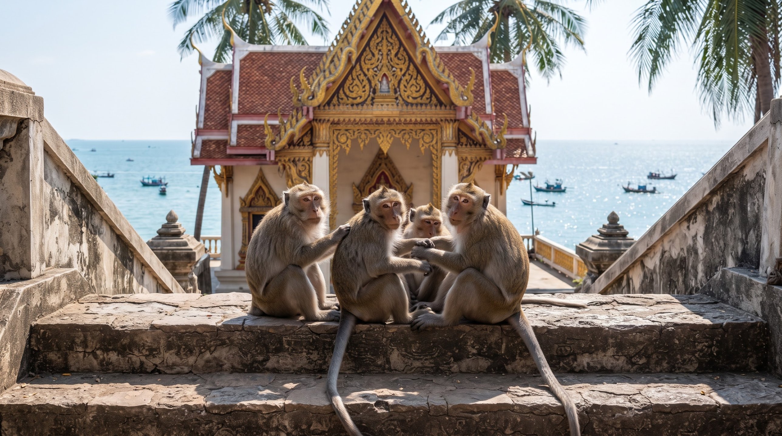 Khao Takiap (Monkey Mountain) Hua Hin