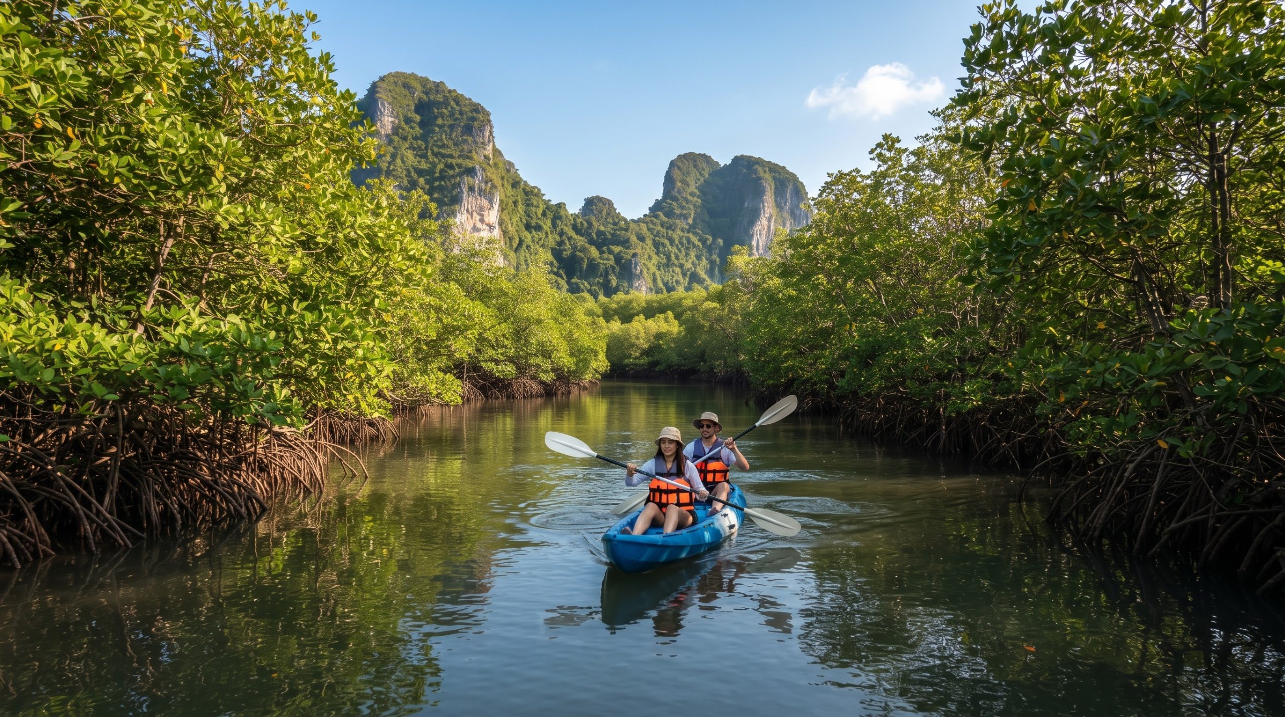 Kayaking at Sam Roi Yot Hua Hin