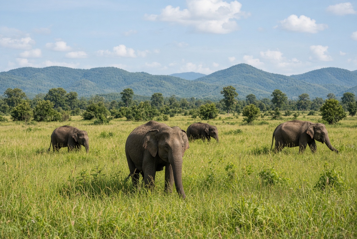Kui Buri Elephant Watching Hua Hin