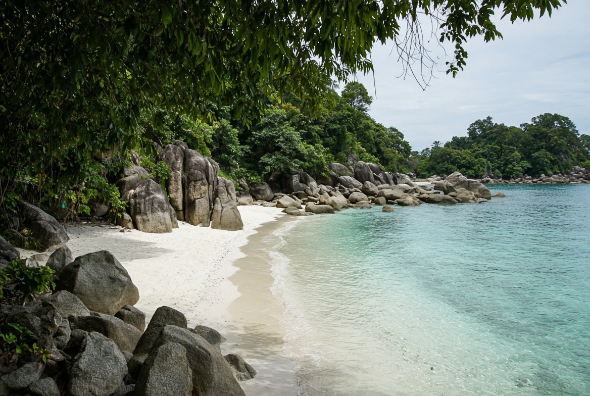 Small Sandy Beach Khao Lak