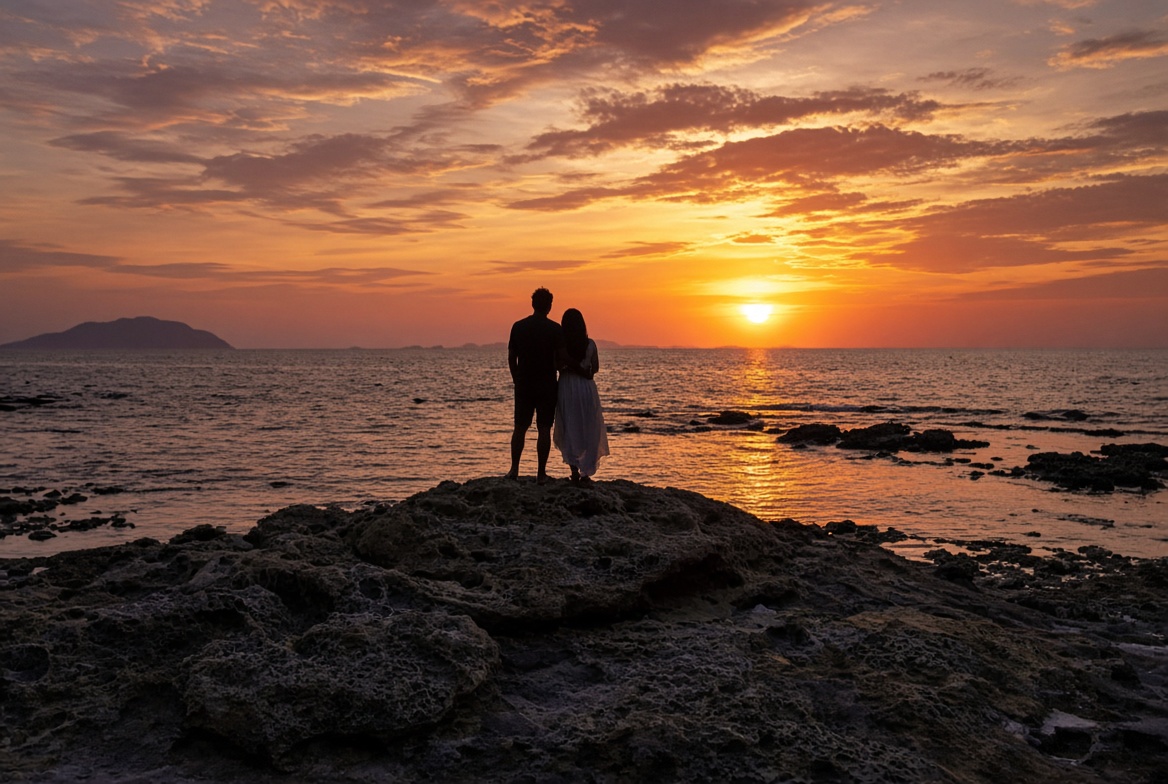 Sunset at Pakarang Cape Khao Lak