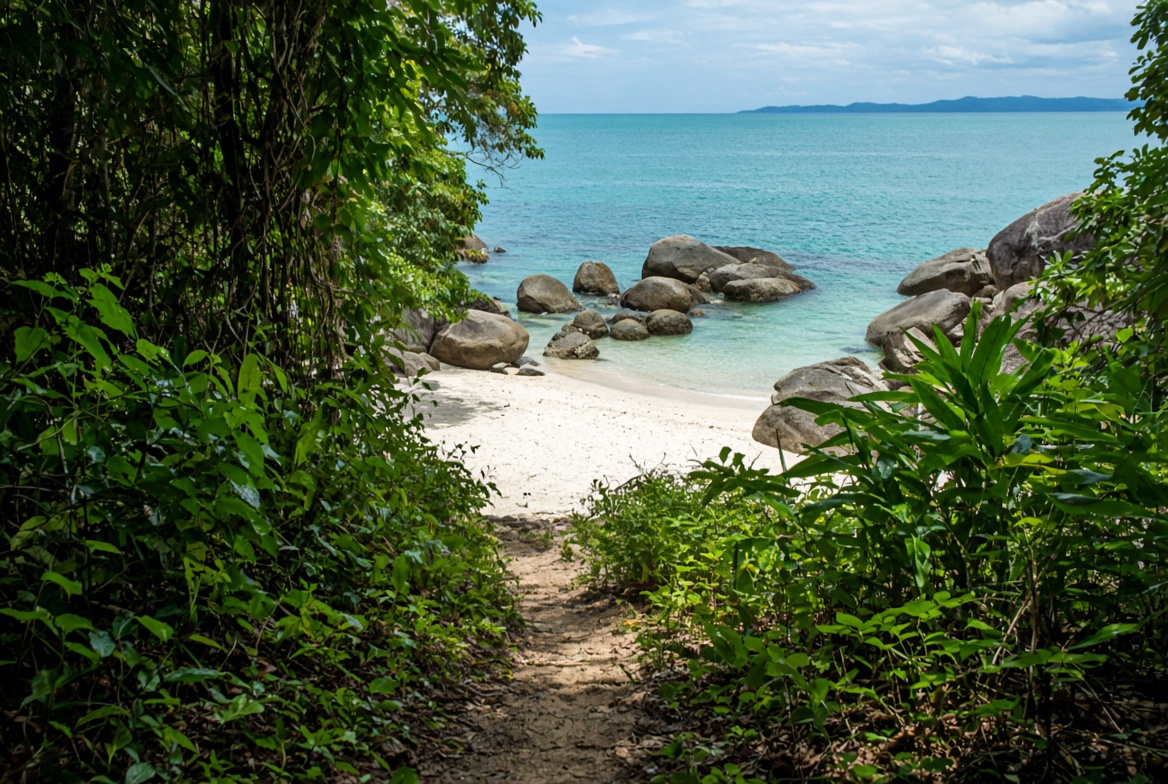 Small Sandy Beach Khao Lak