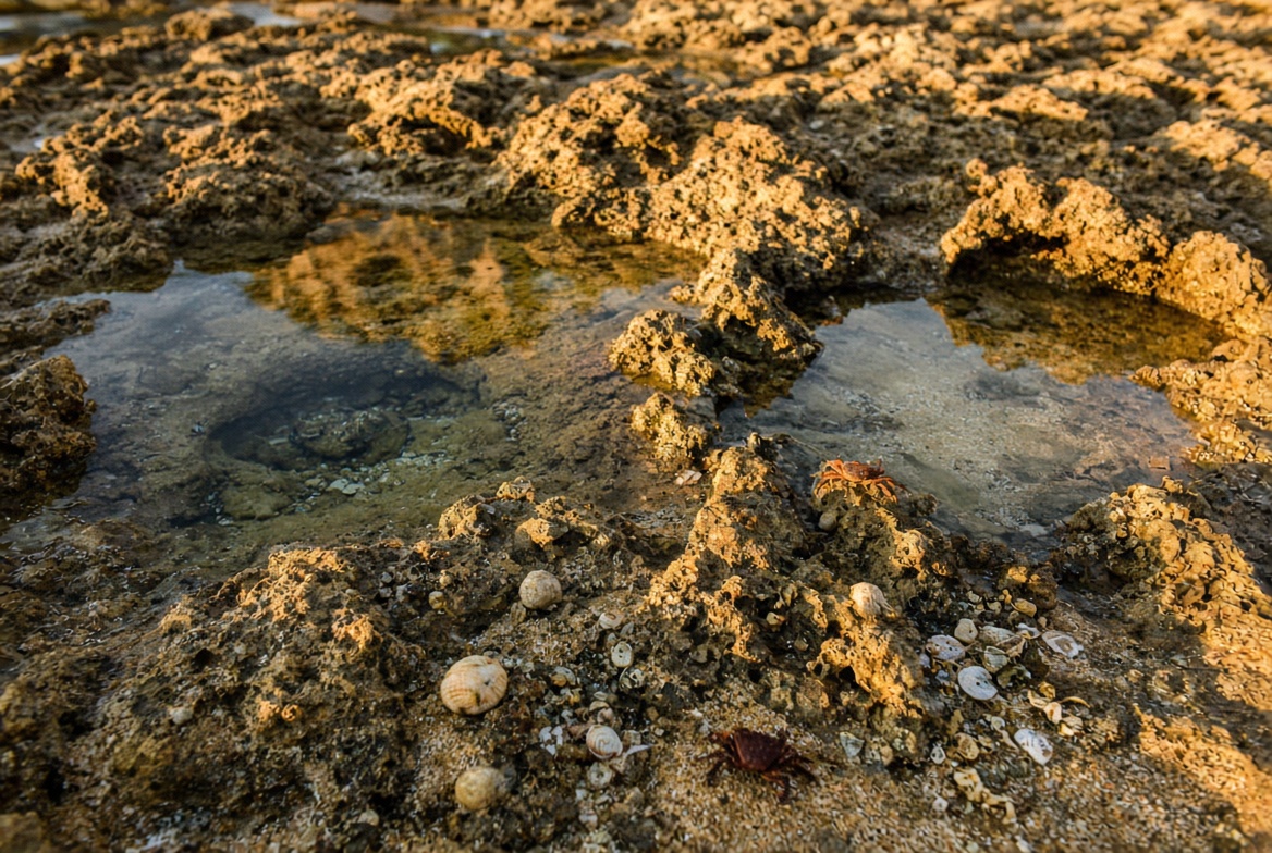 Pakarang Cape at Low Tide Khao Lak