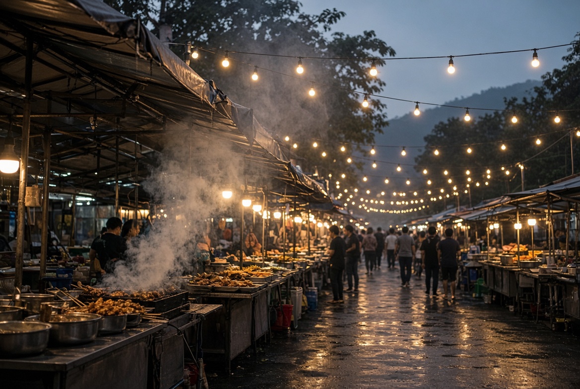 Bang Niang Market Khao Lak