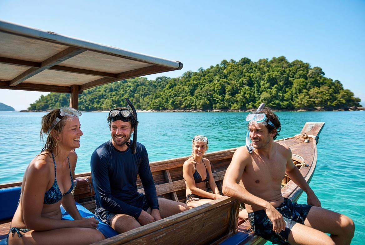 Hop on a snorkelling boat Koh Chang