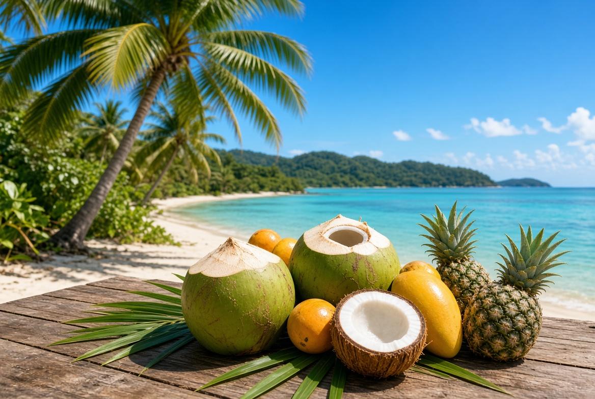 Fresh Coconuts & Fruit Koh Chang