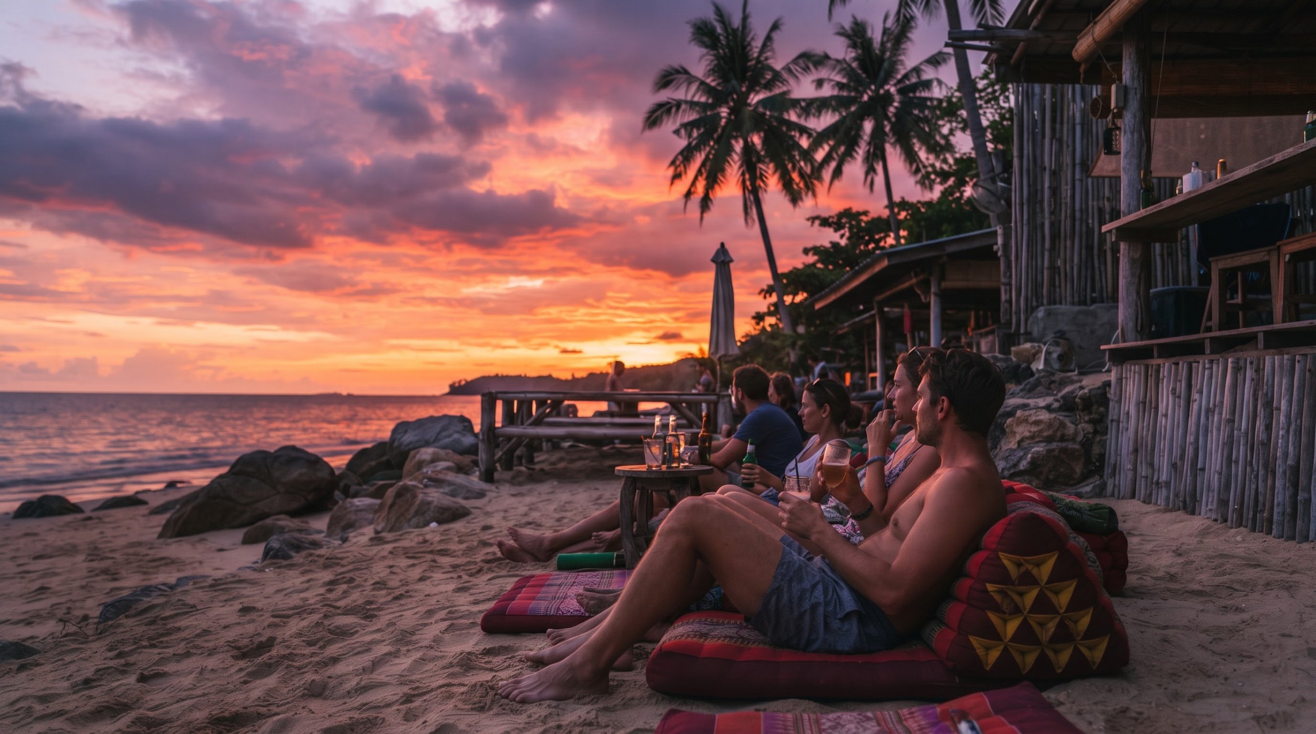 Sunset Bars on Klong Khong Koh Lanta