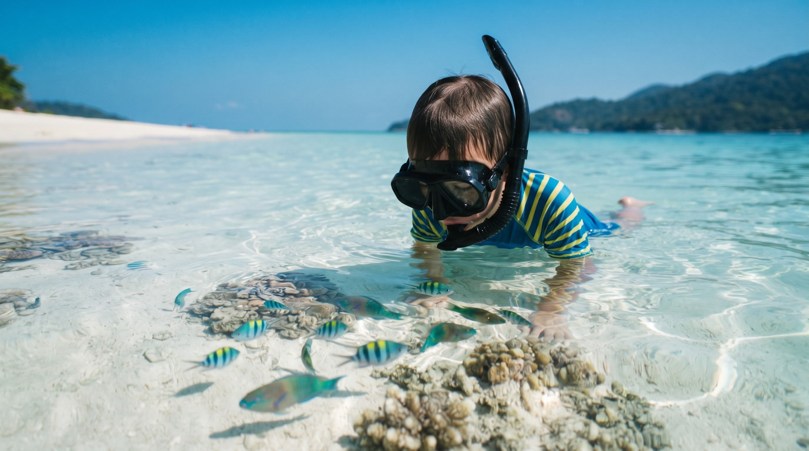 Snorkelling Off Sunrise Beach Koh Lipe