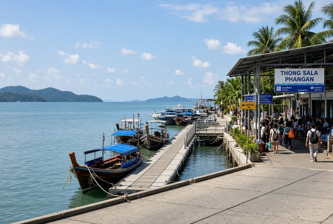 First night? Stay in Thong Sala Koh Phangan