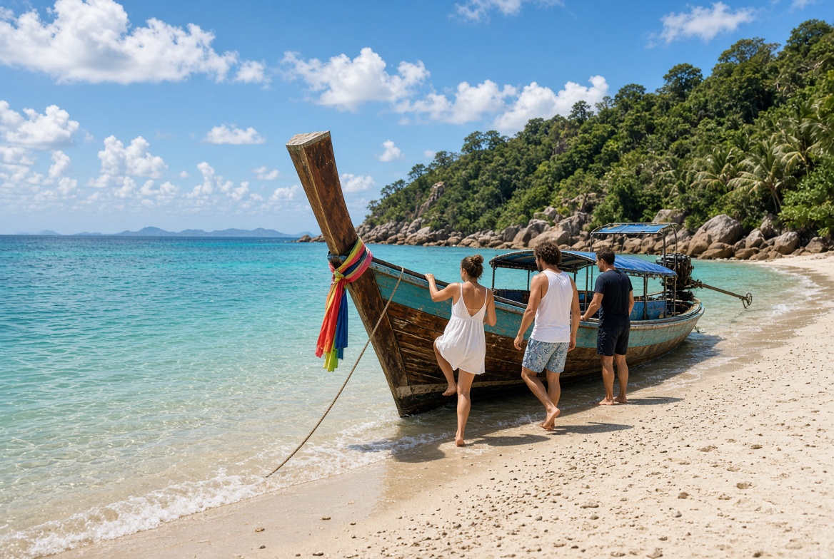 Boat taxi to Haad Yuan & Haad Tien Haad Rin Koh Phangan