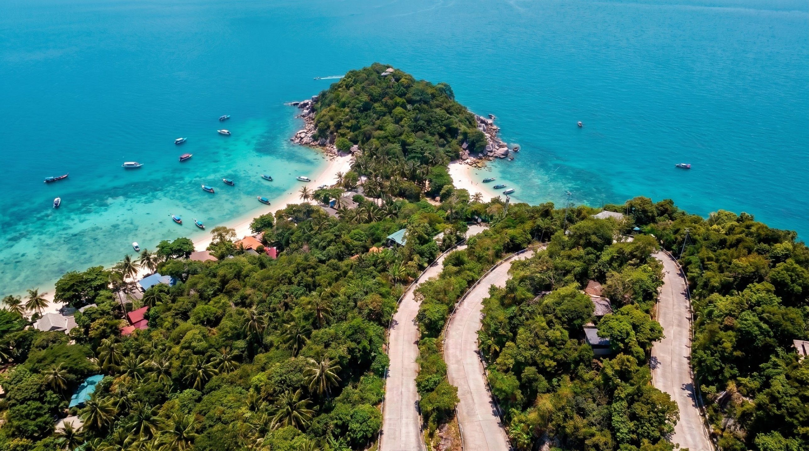 The road viewpoints Thong Nai Pan Koh Phangan