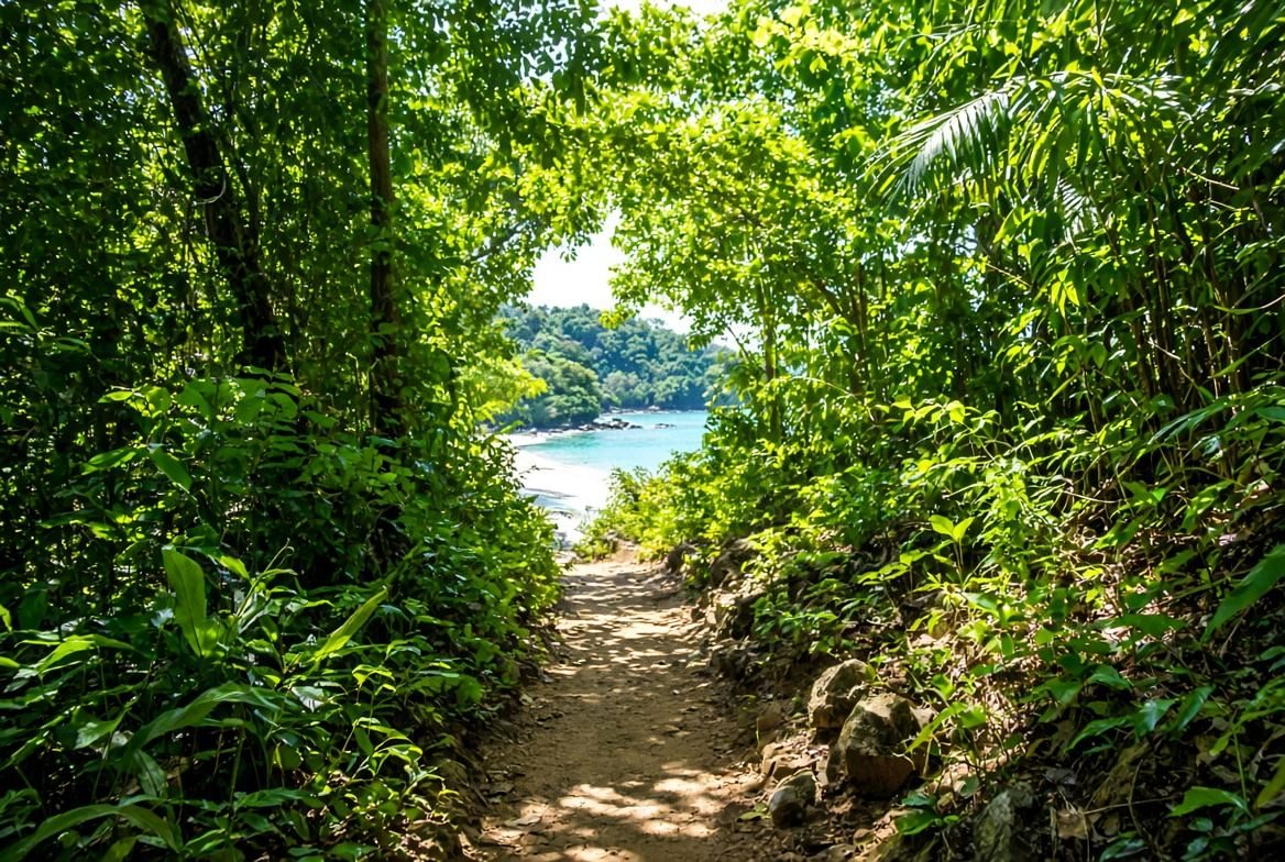 Bottle Beach jungle trail Chaloklum Koh Phangan