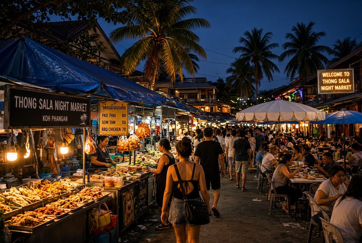 Thong Sala Night Market Thong Sala Koh Phangan