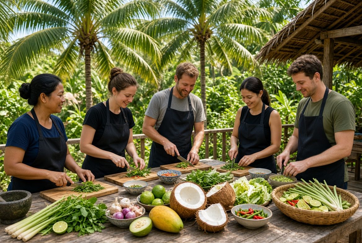 Family Thai Cooking Class Koh Phangan