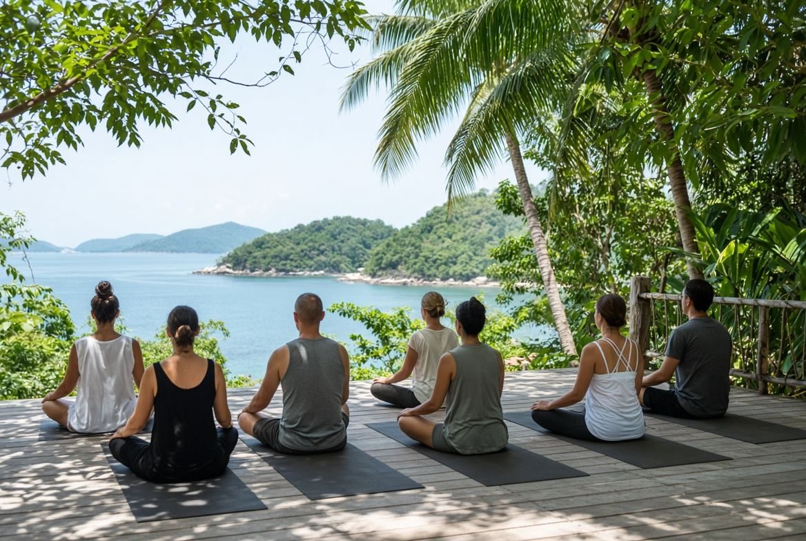 Yoga and retreats in the mountains Koh Phangan