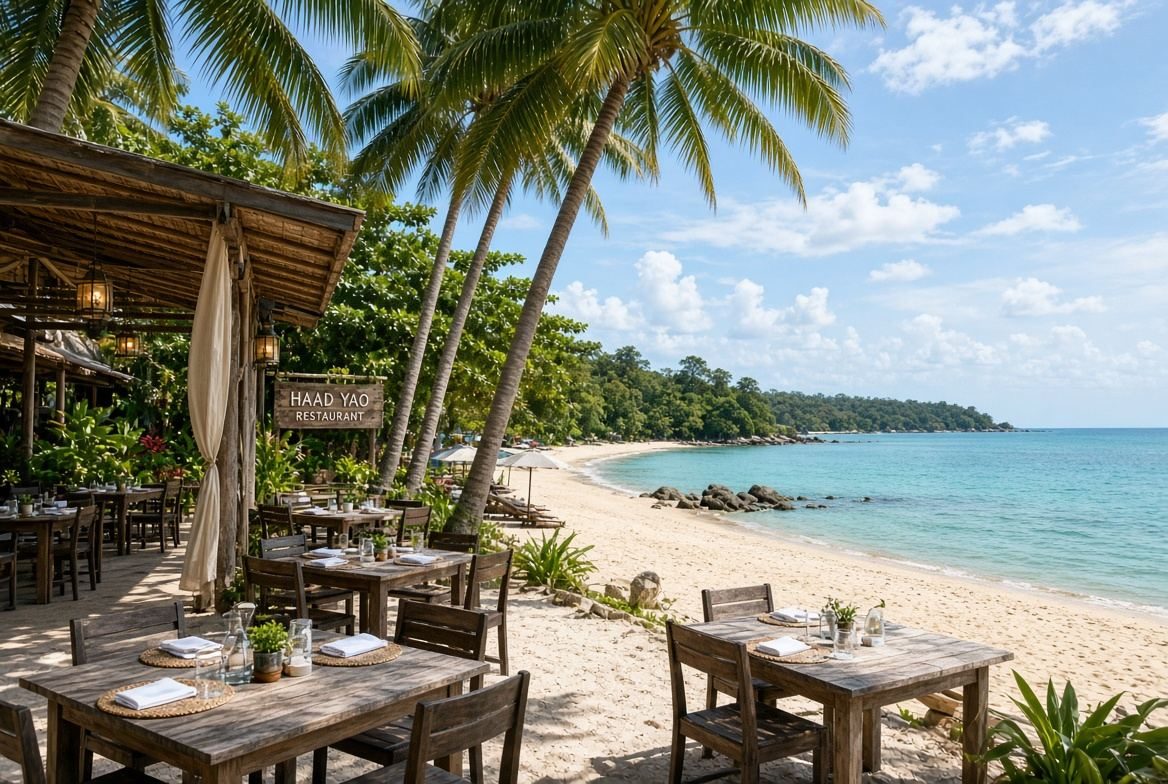 Haad Yao Beach Restaurants Koh Phangan