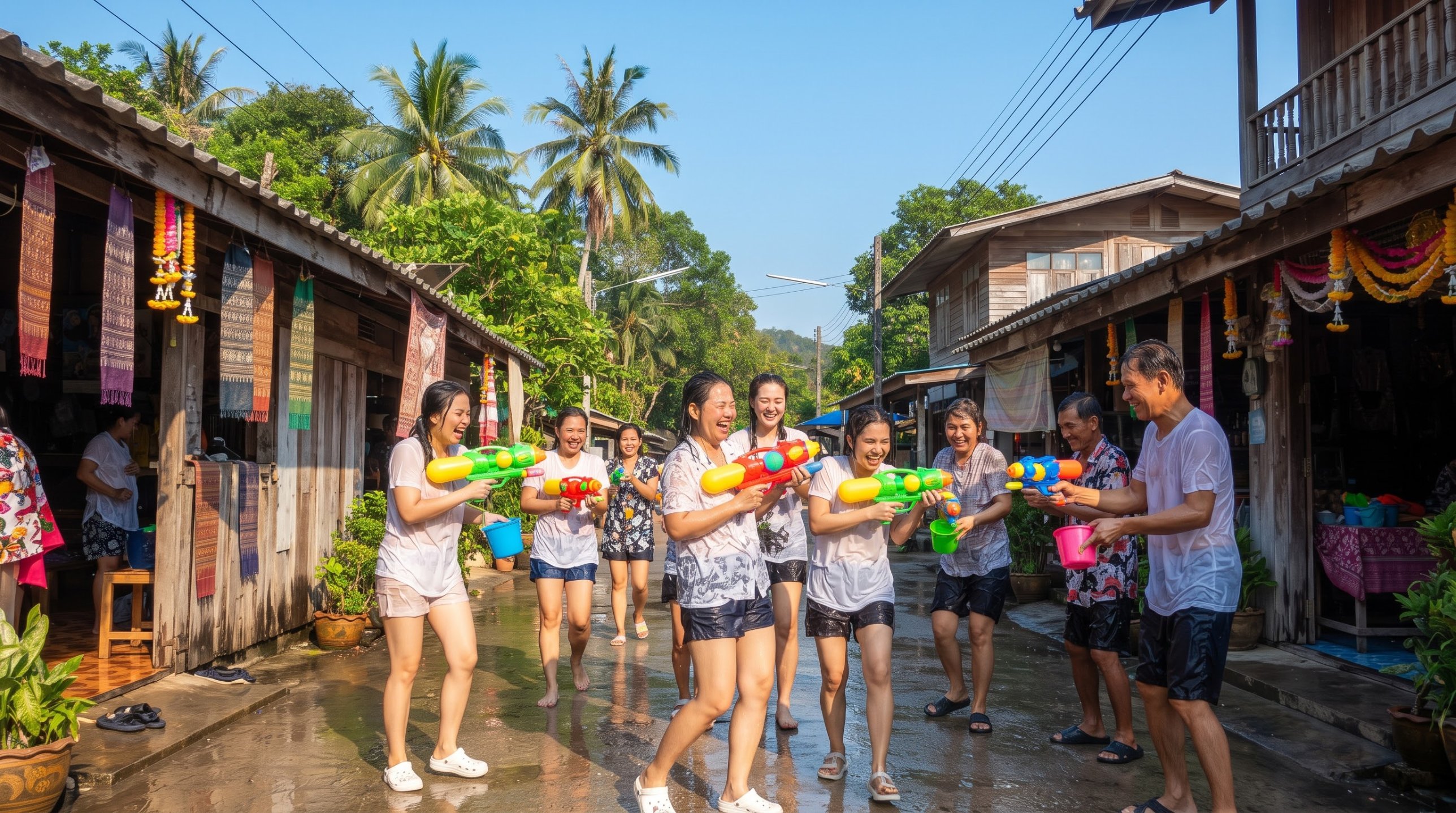Songkran (Thai New Year) Koh Samet