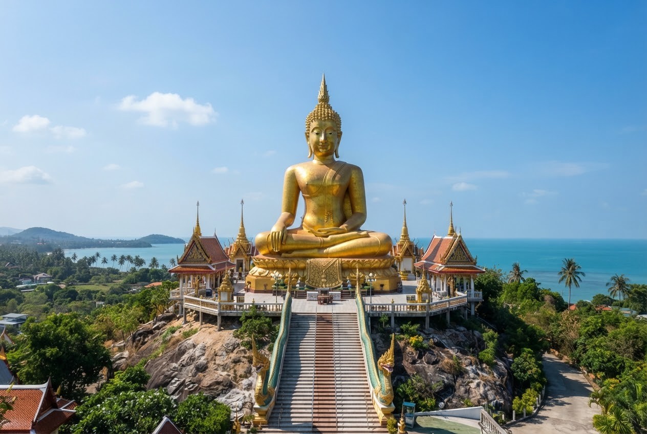 Temples and Waterfalls Island Tour Koh Samui tour