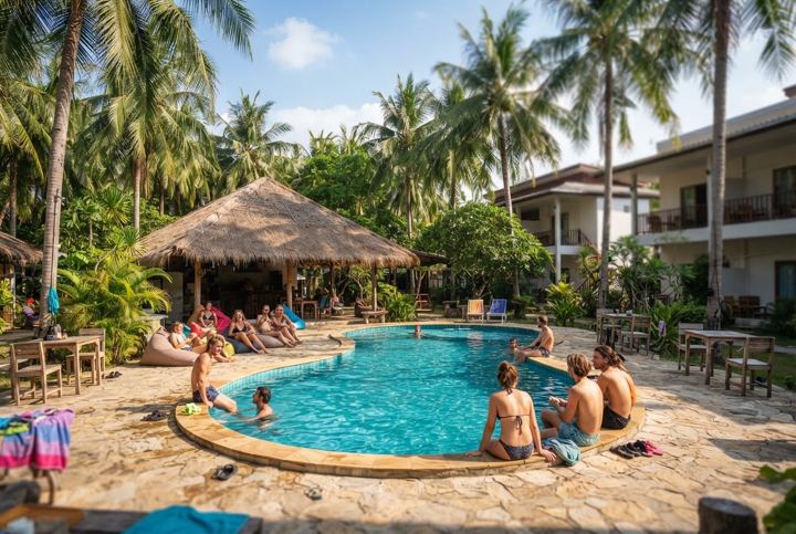 Social hostels in Koh Samui for solo travellers