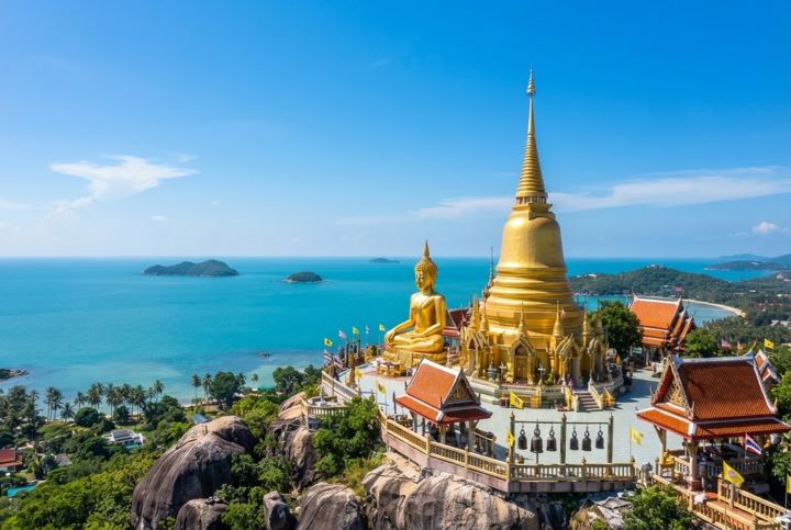 Wat Khao Chedi Koh Samui