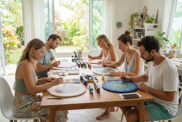 Vida Mandala Art Workshop Koh Samui