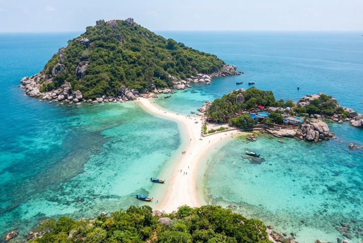 Koh Tao & Koh Nang Yuan from Koh Samui