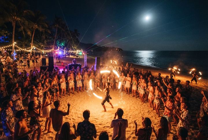 Full Moon Party (Koh Phangan) from Koh Samui