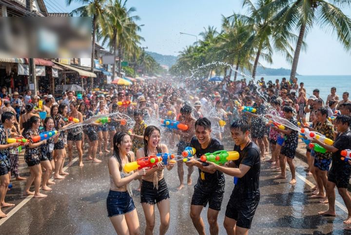 Songkran (Thai New Year) Koh Samui