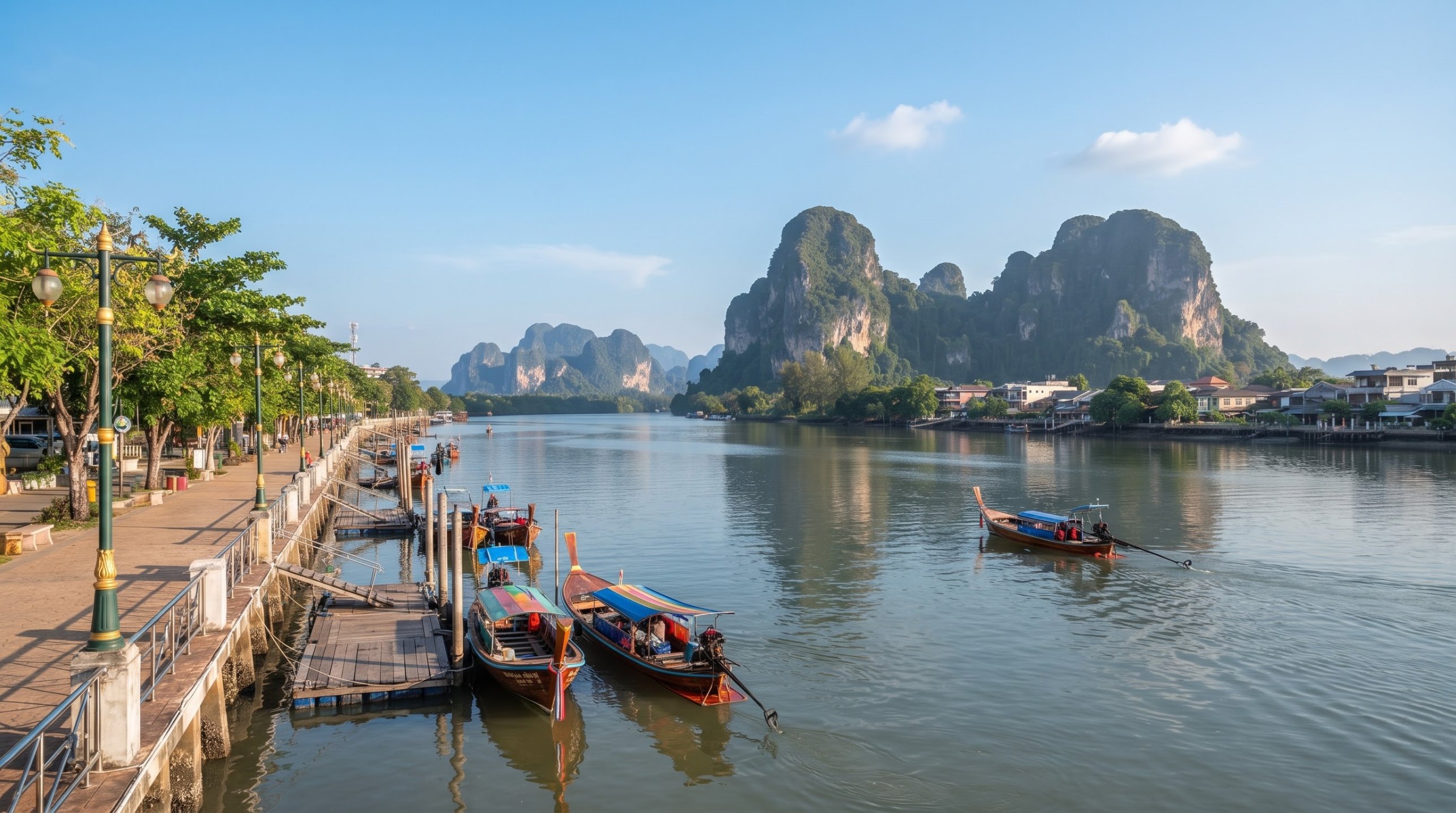 Krabi Town riverside